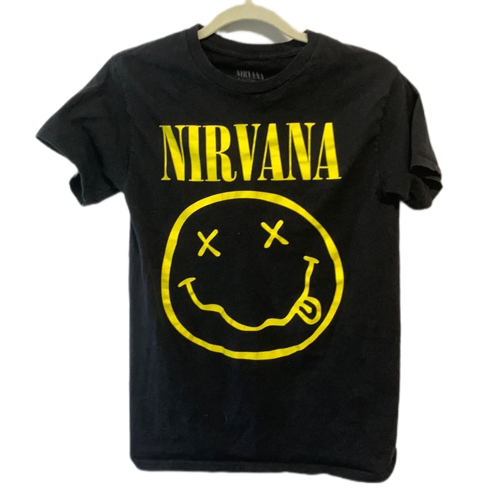 Vintage Black and Yellow Nirvana Tee